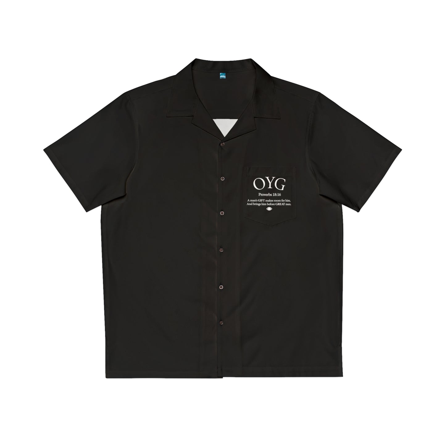 OYG PROVERBS 18:16 BLK SHIRT