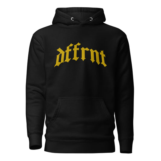 DFFRNT HOODIE BLK/GOLD