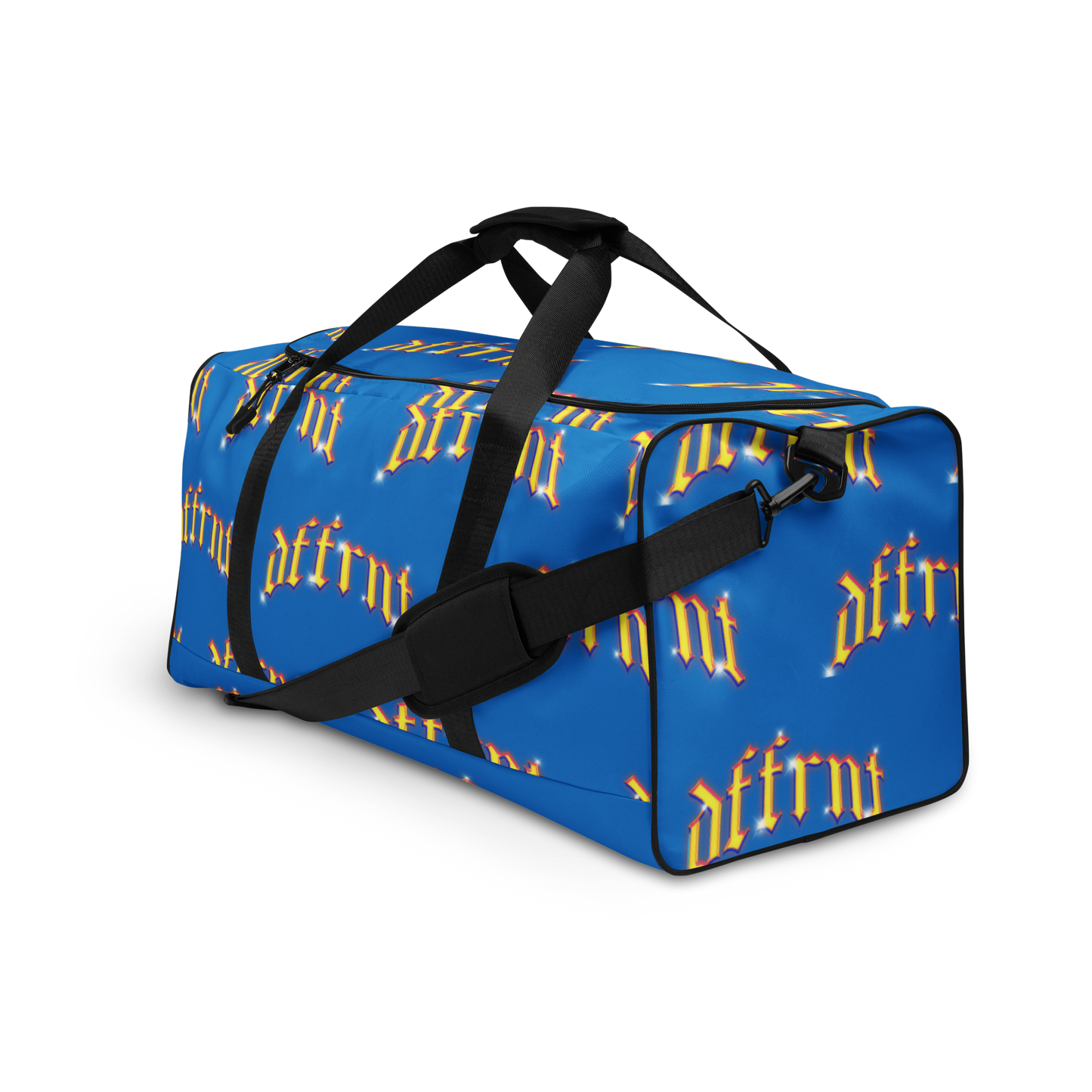 "DFFRNT" BY OYG YELL DUFFLE BAG