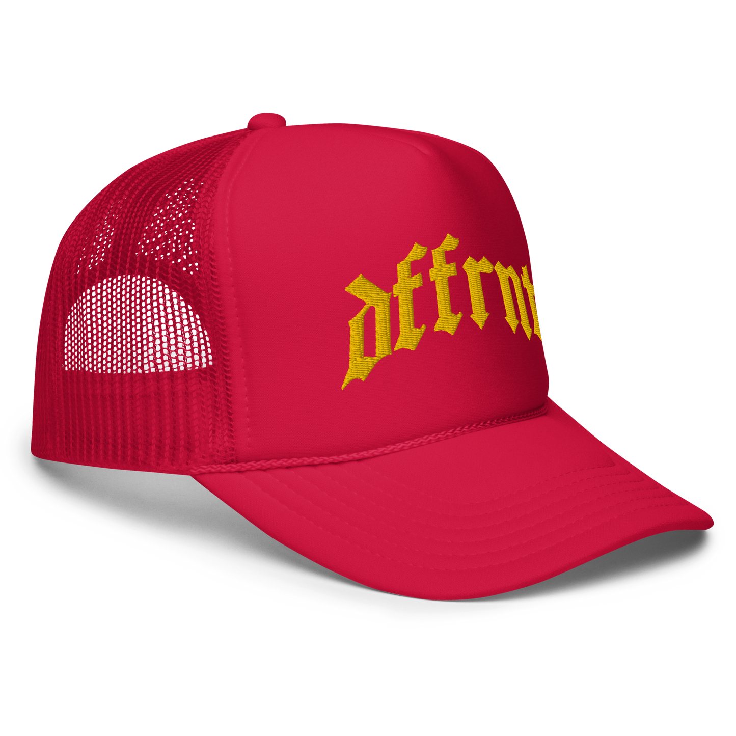 "DFFRNT GOLD" FOAM TRUCKER HAT