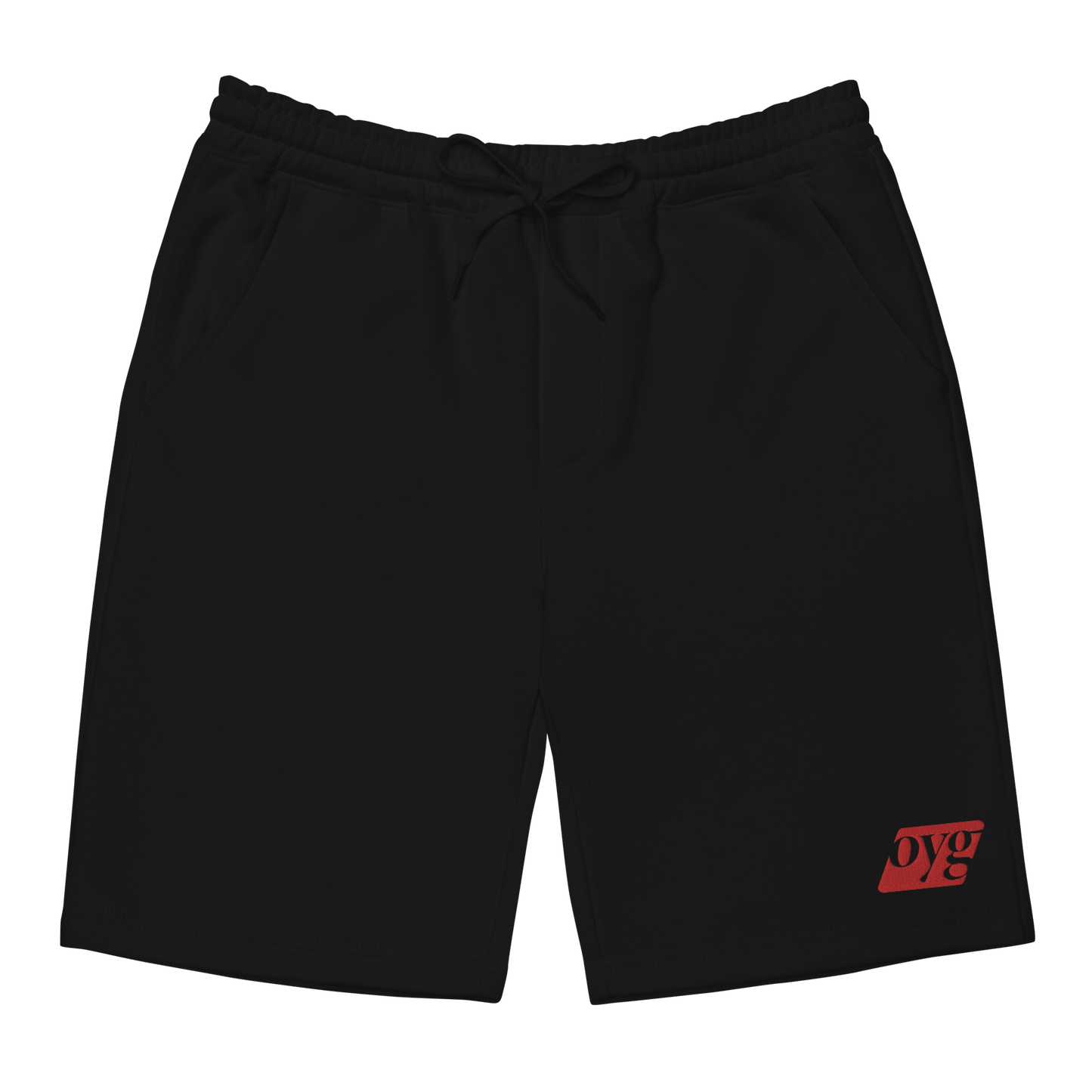 OYG SLANTED FLEECE SHORTS