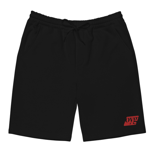 OYG SLANTED FLEECE SHORTS