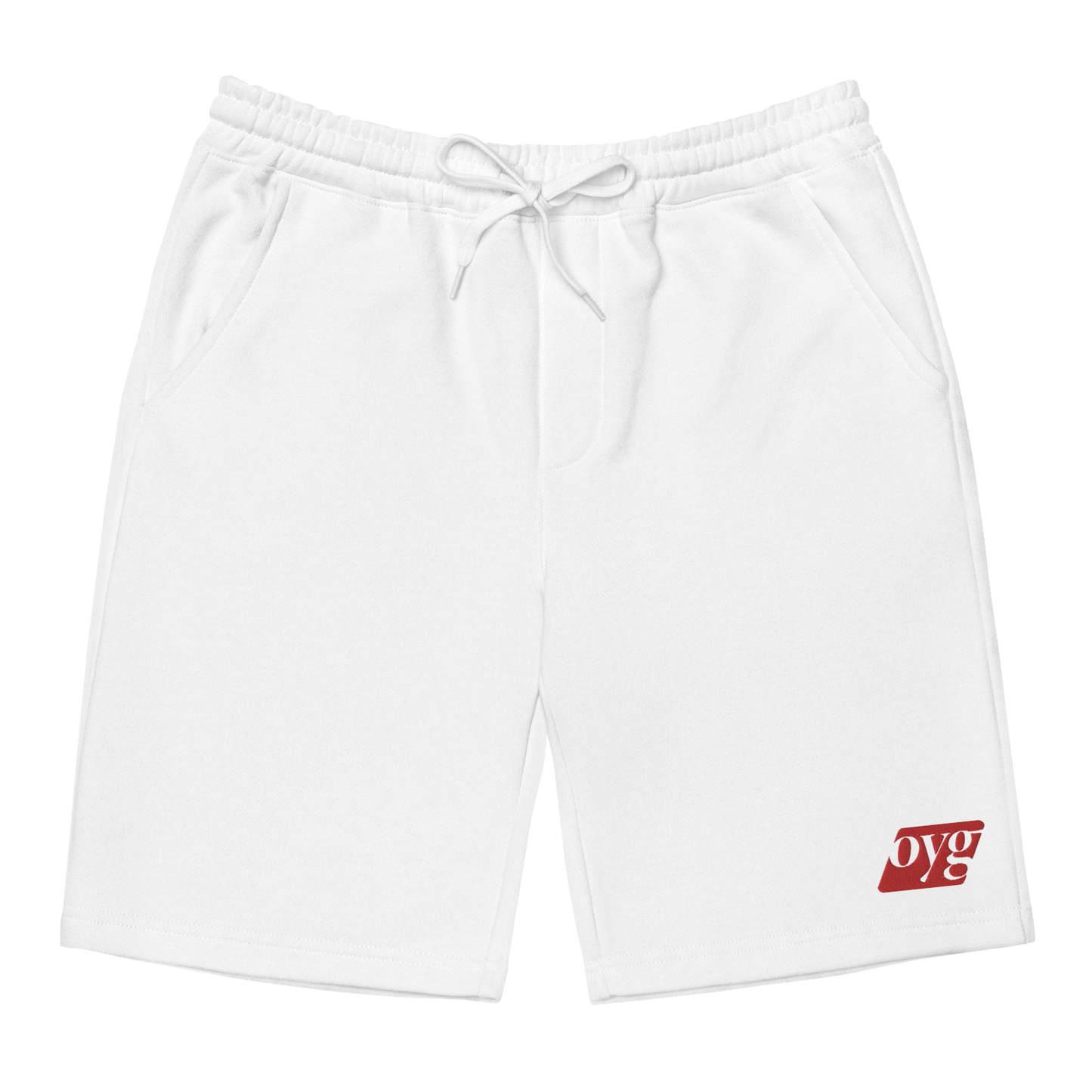 OYG SLANTED FLEECE SHORTS