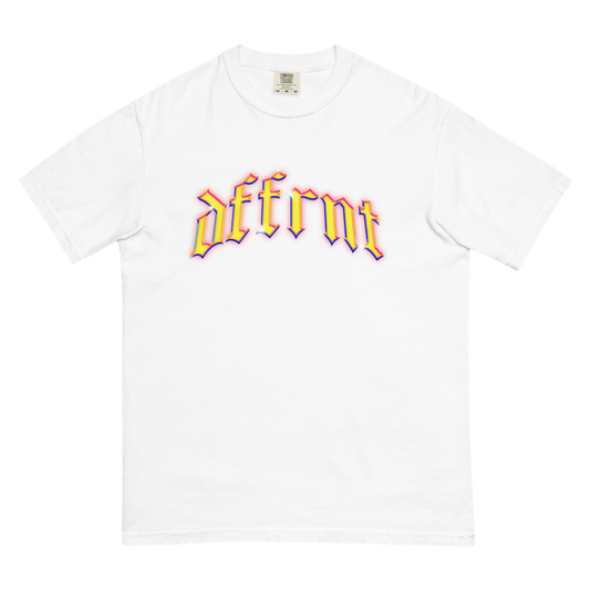 "YELL DFFRNT" MEN’S GARMENT-DYED HEAVYWEIGHT T-SHIRT