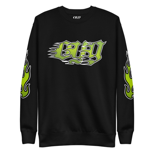 OYG GREEN FLAME PREMIUM SWEATSHIRT