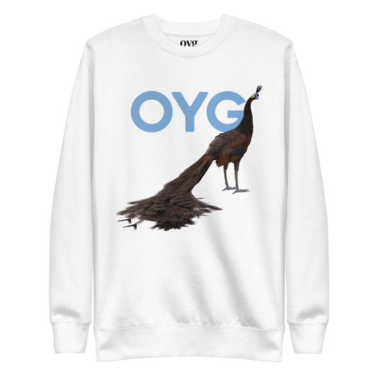 OYG PEACOCK GRAPHIC SWEATSHIRT