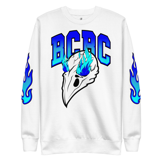 BCBC "BLEU FLAME SKULL" PREMIUM SWEATSHIRT